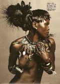 Alek Wek nude in i-D