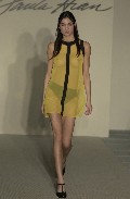 Alina Puscau in Paula Hian Spring 2002 Collection