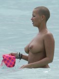 Amber Rose nude in topless