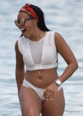 Angela Simmons in see  through