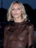 Anja Rubik in see  through
