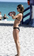 AnnaLynne McCord in black bikini