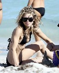 AnnaLynne McCord in black bikini