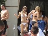 AnnaLynne McCord in white bikini