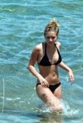 Ashley Olsen in black bikini