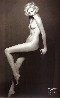 Nadja Auermann nude in PHOTO FR