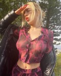 Ava Max in see  through