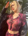 Ava Max in see  through