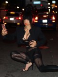 Ling Bai nude in Nip slip