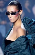 Bella Hadid nude in nip slip