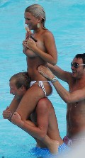 Billie Faiers nude in topless
