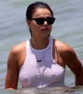 Brooks Nader in see  through