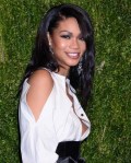Chanel Iman nude in nipple slip