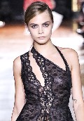 Cara Delevingne in see  through