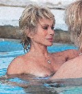 Carmen Russo nude in Topless swimming