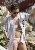 Caroline Flack nude in topless