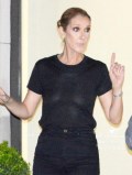 Céline Dion in see  through