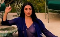 Charli XCX in see through