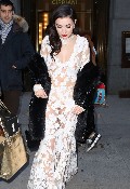 Charli XCX in see through