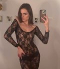 Charlotte Lawrence in see  through