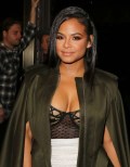 Christina Milian in see  through