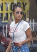 Christina Milian in see  through