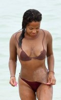 Christina Milian nude in Nip slip