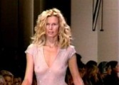 Claudia Schiffer in Pierre Balmain's Spring-Summer 2000