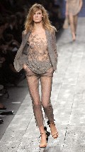 Constance Jablonski in see  through