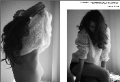 Dari Maximova nude in topless photoshoot