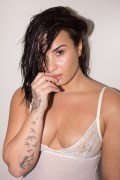 Demi Lovato in see  through