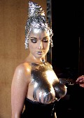 Dita Von Teese nude in body paint