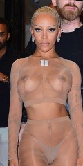 Doja Cat in see  through