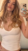 Dove Cameron in see  through