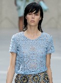 Edie Campbell in see  through