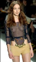Elizabeth Jagger in London fashion week