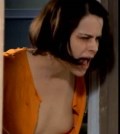 Emily Hampshire nude in Blood