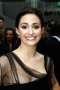 Emmy Rossum in Christian Dior Fashion Show