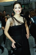 Emmy Rossum in Christian Dior Fashion Show