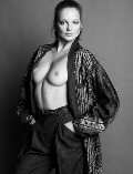 Eniko Mihalik nude in topless photoshoot