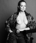 Eniko Mihalik nude in topless photoshoot