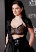 Eve Hewson in see  through