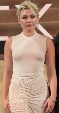 Florence Pugh in see  through