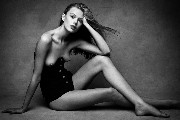 Frida Gustavsson  nude in topless photoshoot