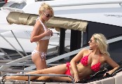 Gemma Merna in On holiday
