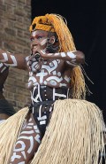 Grace Jones nude in body paint