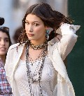 Hailey Baldwin in see  through