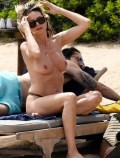 Heidi Klum nude in topless
