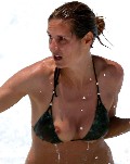 Heidi Klum nude in nipple slip