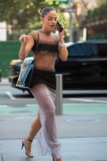 Inanna Sarkis in see  through